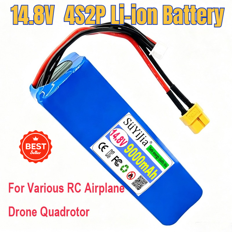 Drone Rc Game - 14.8V Li-ion Battery 4S2P 9000mAh High