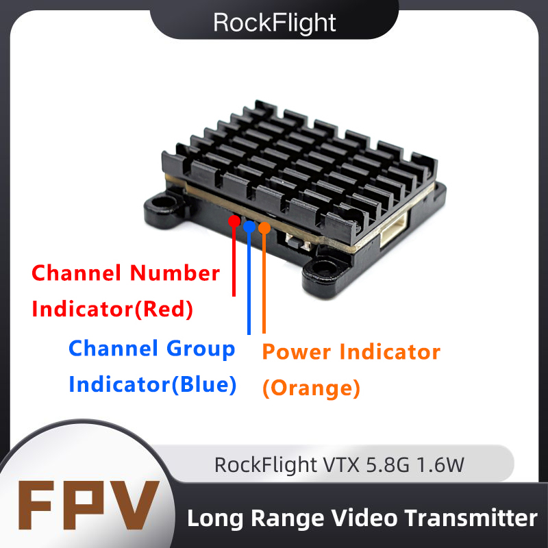 RockFlight TX663 VTX 5.8G 48CH - Rc Transmitter Drone 评论和价格