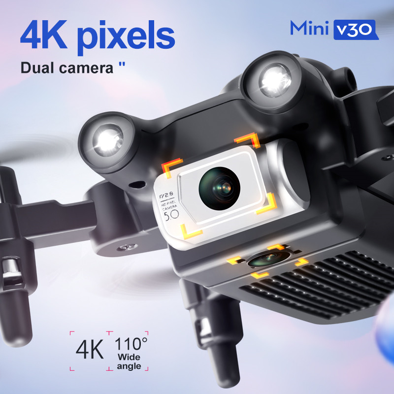 Mini V30 WiFi FPV Drone With 4 - Drone Rc Helicopter With Camera 评论和价格