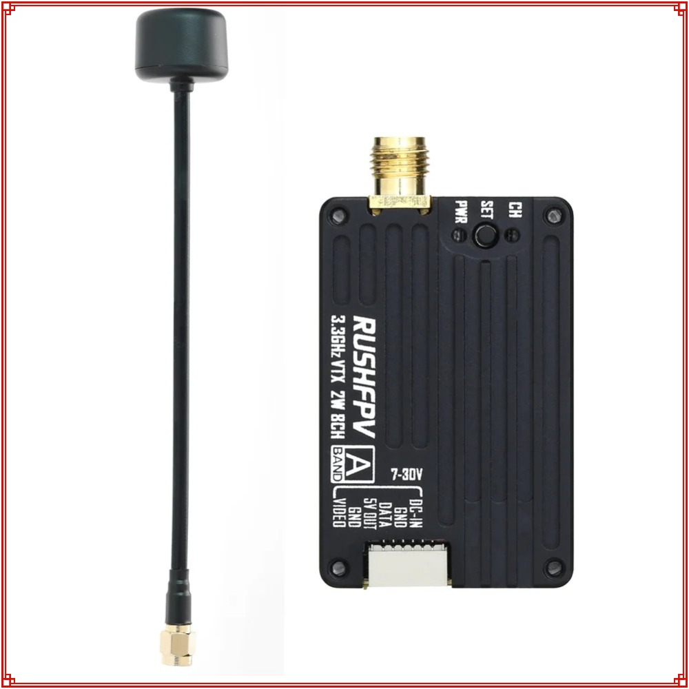2026 New RUSHFPV 3.3G 2W VTX T - Rc Transmitter Drone 评论和价格