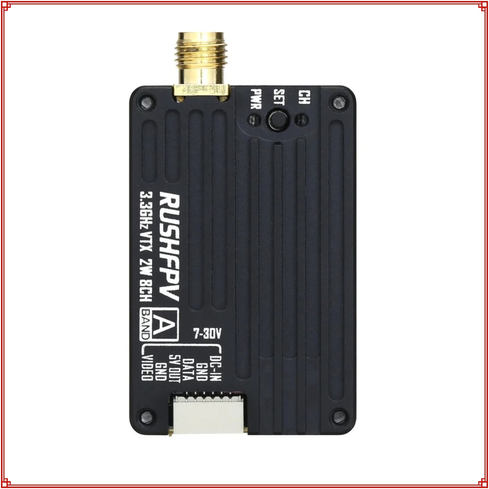 2026 New RUSHFPV 3.3G 2W VTX T - Rc Transmitter Drone 评论和价格