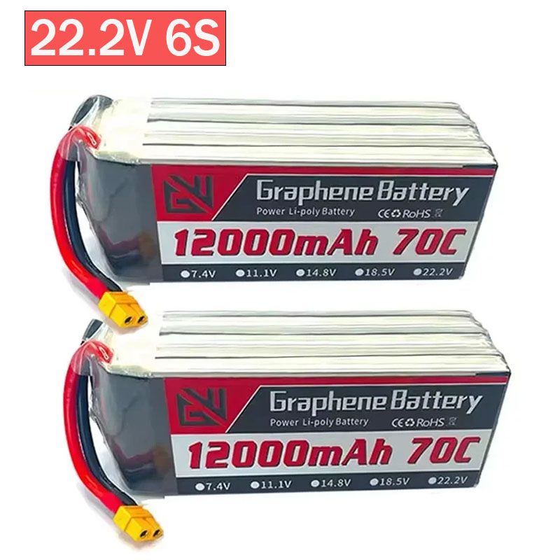12000mAh 6S 22.2V 70C RC Lipo  - Drone Rc Game 评论和价格