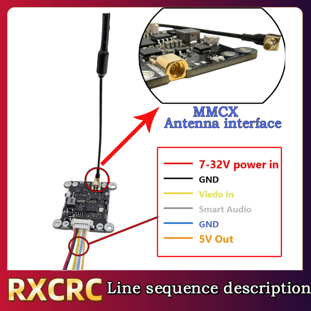 RXCRC 5.8G Module 48CH 1.6W VT - Rc Transmitter Drone 评论和价格