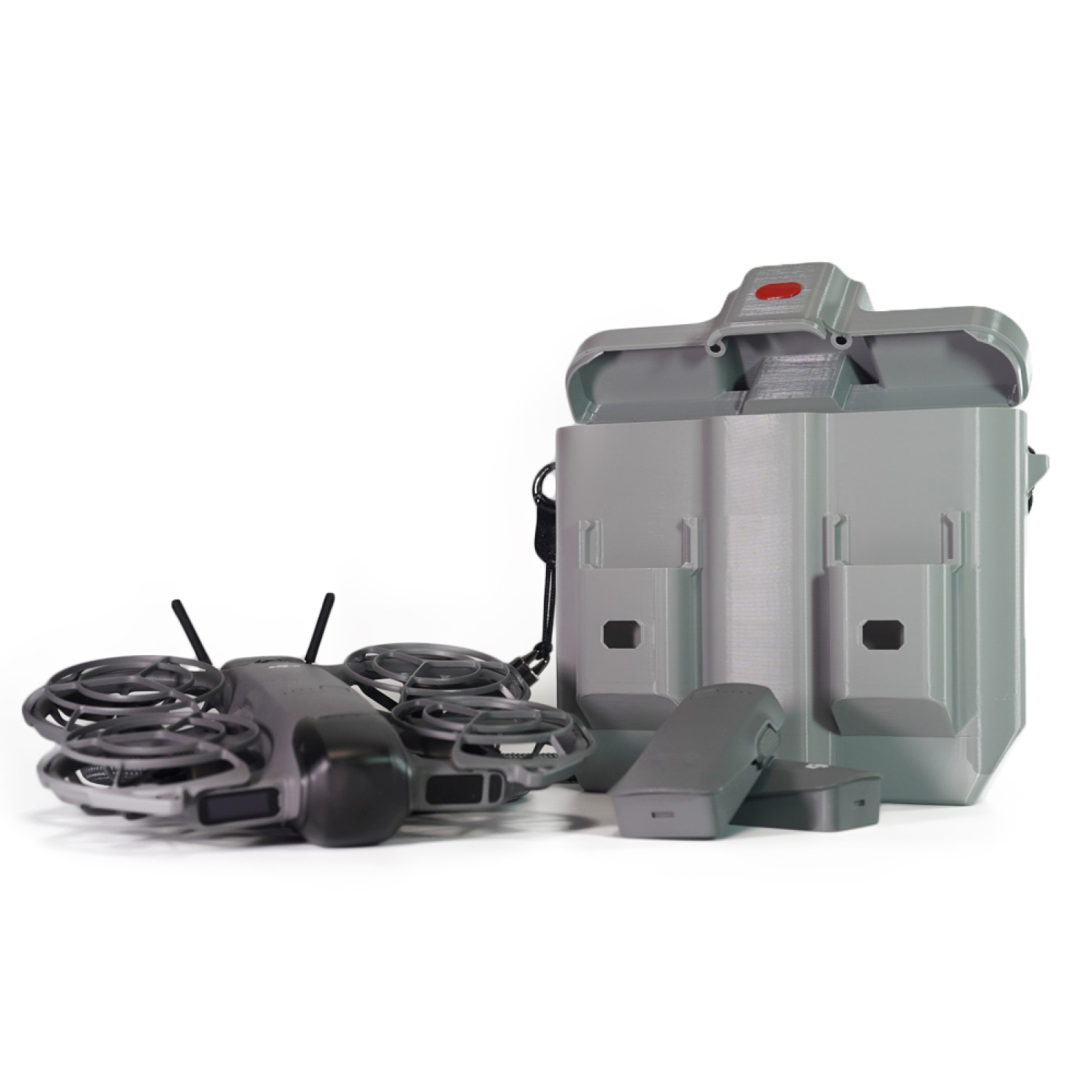 Storage Box Case for DJI Neo 2 - 3D Printed Drone Part 评论和价格