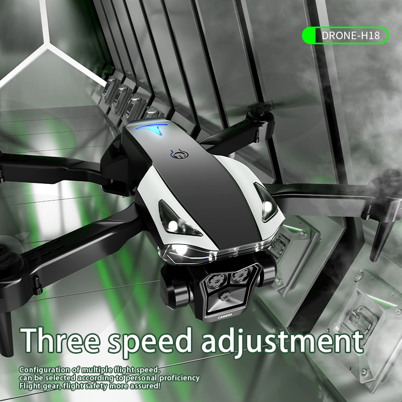 H18‑2 Foldable RC Drone Dual C - Drone Rc Helicopter With Camera 评论和价格