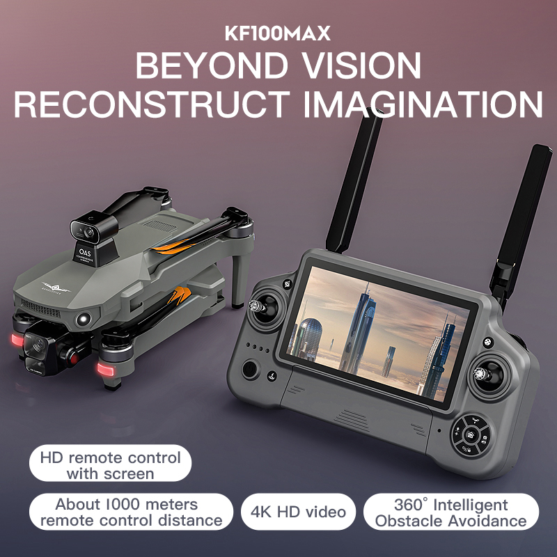 KF100 MAX GPS Drone 4K Camera  - Drone Rc Helicopter With Camera 评论和价格