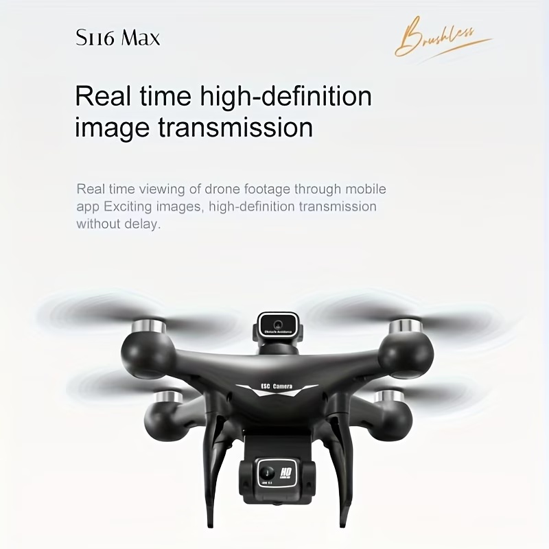 New Brushless Motor Optical Fl - Drone Rc S116 评论和价格