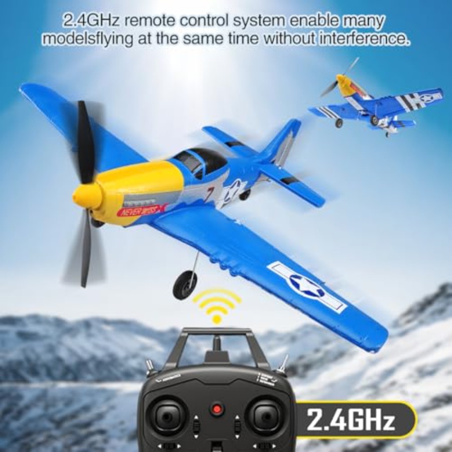 P51D RC Plane 4CH 2.4GHz RTF R - Drone Top Rc 评论和价格