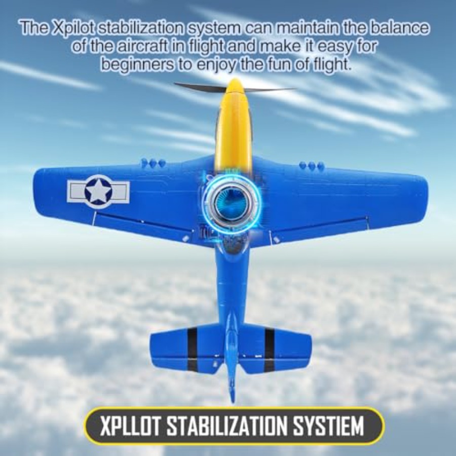 P51D RC Plane 4CH 2.4GHz RTF R - Drone Top Rc 评论和价格