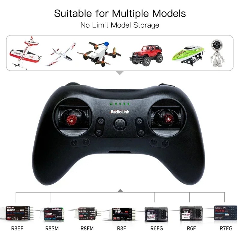 Radiolink T8S 8CH 2.4G RC Tran - Drone Rc Game 评论和价格
