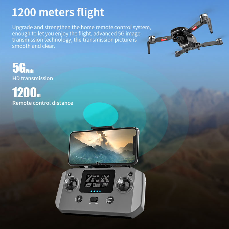 L106 Pro 3 Drone 5G WIFI FPV F - Drone Rc Pro 2 评论和价格
