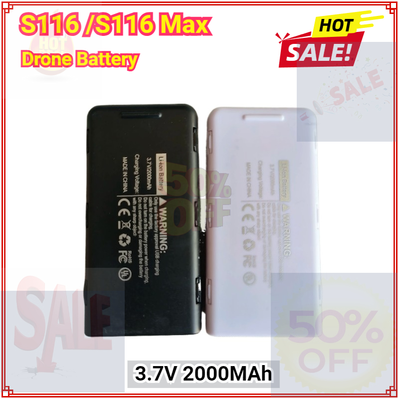 3.7V 2000MAh Battery for S116  - Drone Rc S116 评论和价格