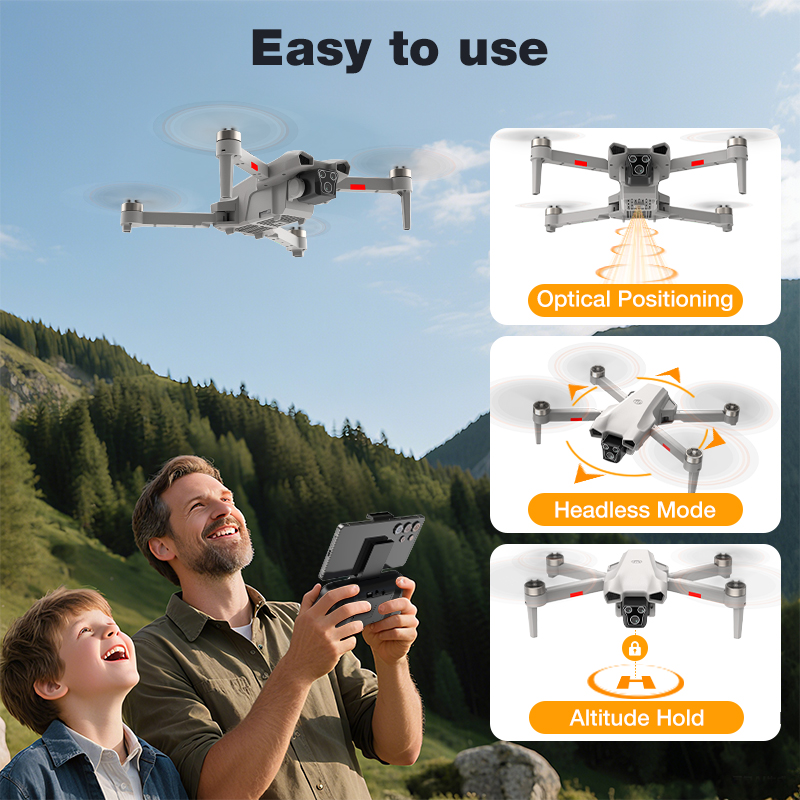 NEW Hot L017 Pro Drone Brushle - Drone Rc Pro 2 评论和价格